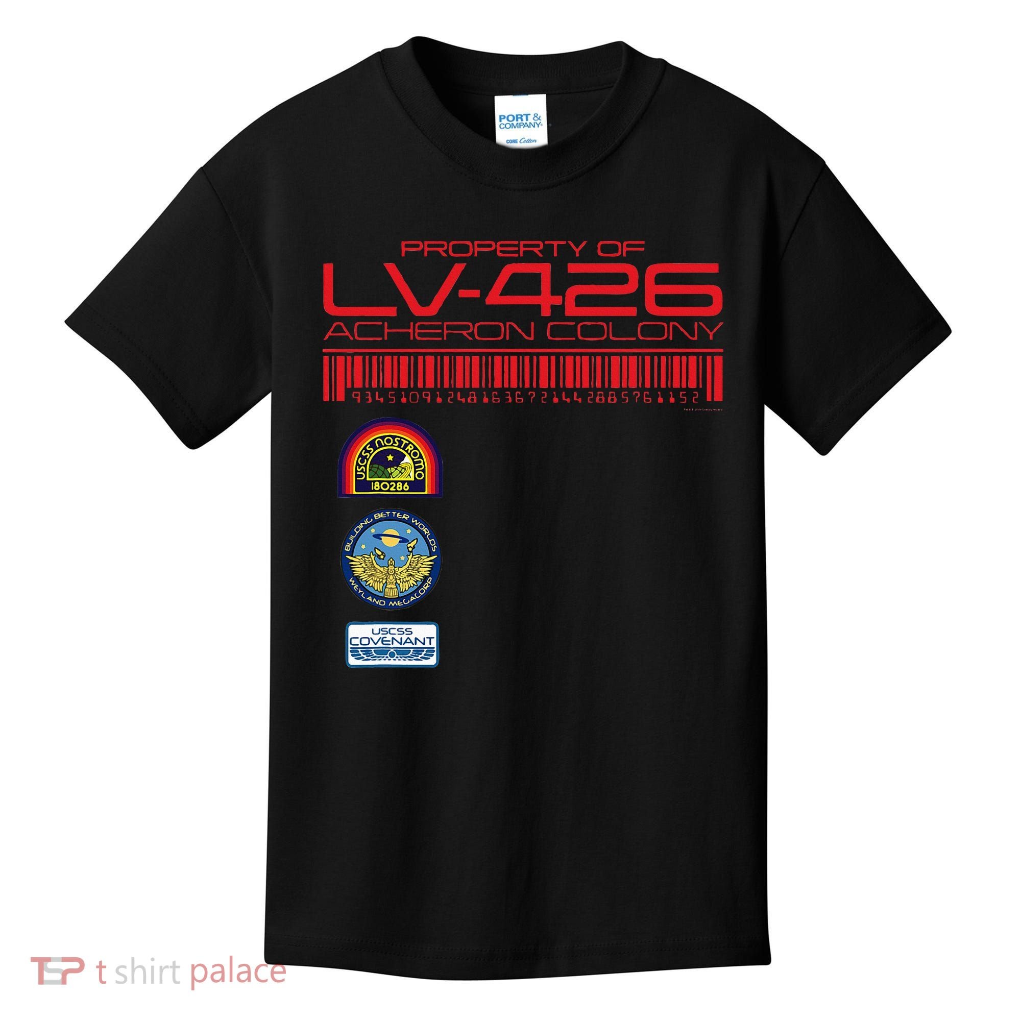 Alien 45th Anniversary Property Of Lv426 Acheron Colony Kids T-Shirt