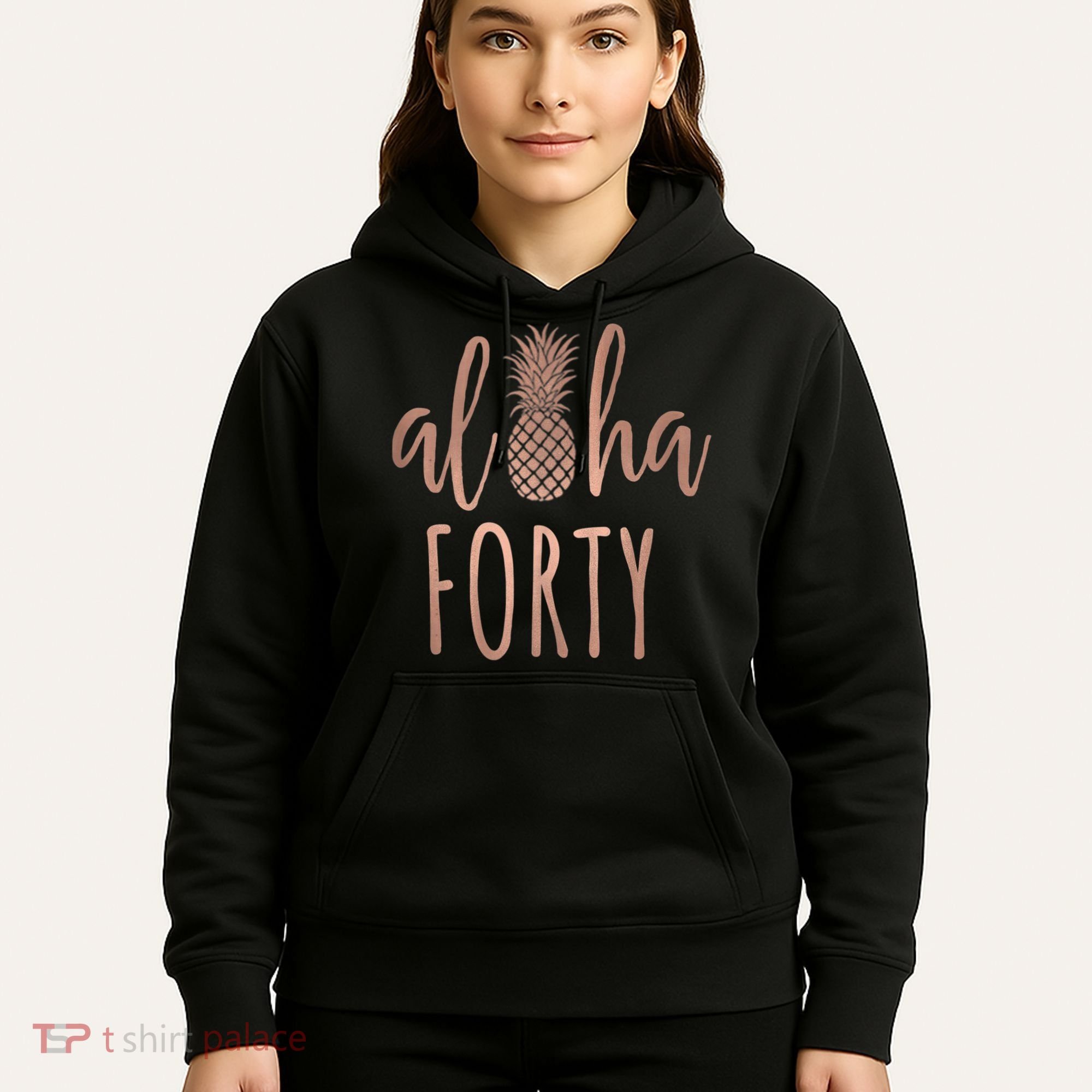 Aloha 40 Forty ~ Happy Birthday 40th Gift for Her Hoodie