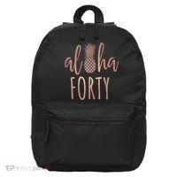 Aloha 40 Forty ~ Happy Birthday 40th Gift for Her 16 in Basic Backpack thumb 0