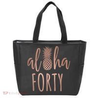 Aloha 40 Forty ~ Happy Birthday 40th Gift for Her Tote Bag thumb 0