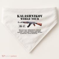 Ak 47 Kalashnikov World USA-Made Doggie Bandana thumb 0