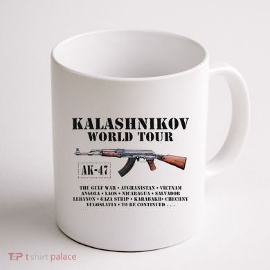 Ak 47 Kalashnikov World Coffee Mug back