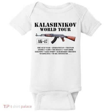 Ak 47 Kalashnikov World Baby Bodysuit