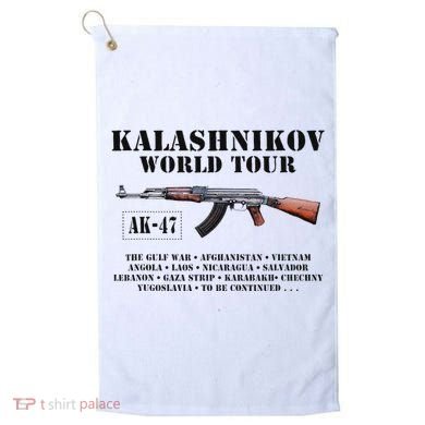 Ak 47 Kalashnikov World Golf Towel