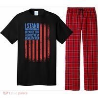 I stand for the flag because hero's lay beneath it. Pajama Set thumb 0