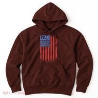 I stand for the flag because hero's lay beneath it. Hoodie thumb 0