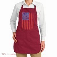 I stand for the flag because hero's lay beneath it. Apron thumb 2