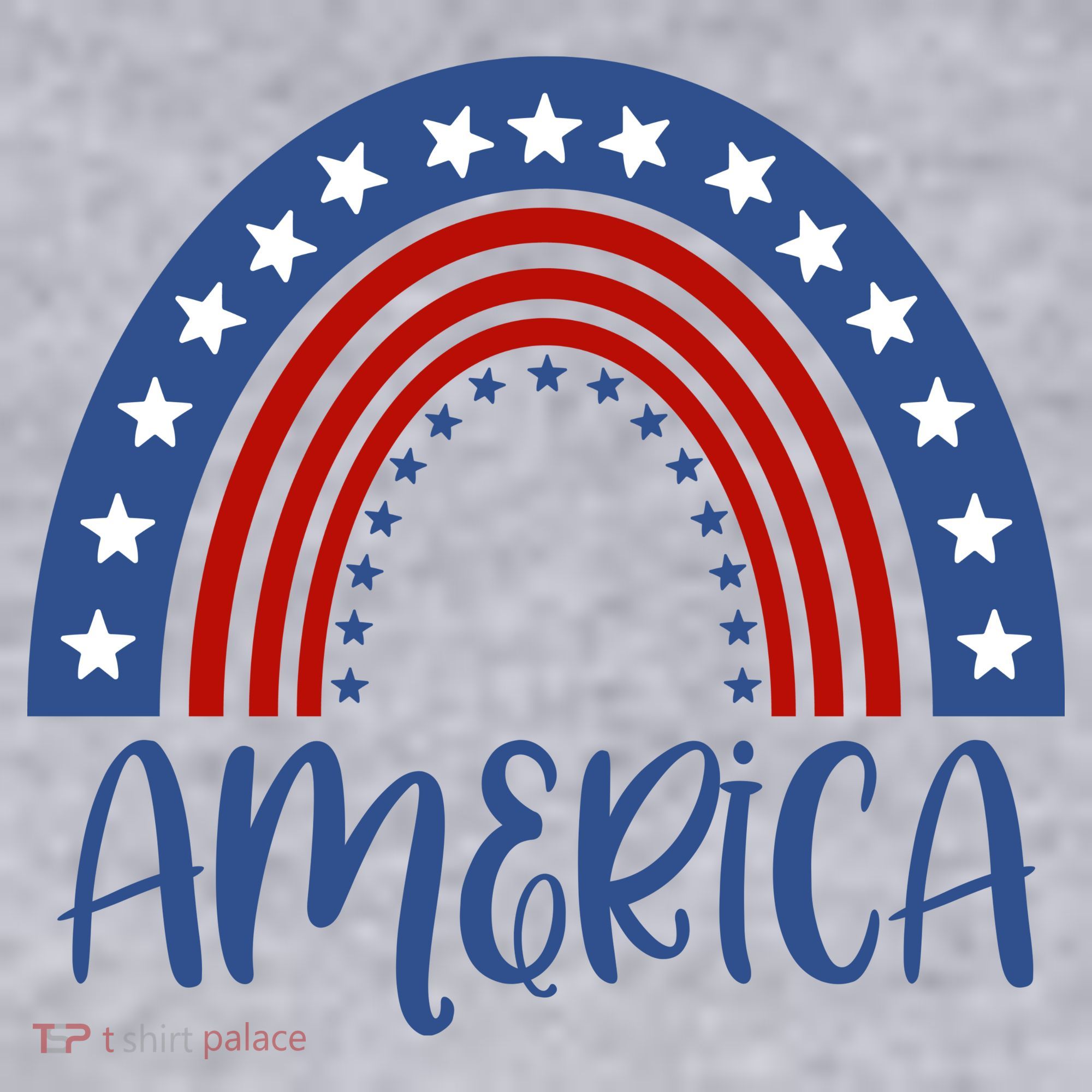 America 4th Of July Rainbow USA Women's Sweatshirt
