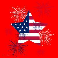 American 4th Of July Independence Day Fireworks Us Flag Great Gift Santa Hat thumb 1