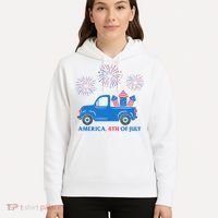 America 4th Of July Firework Truck Hoodie thumb 5