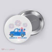 America 4th Of July Firework Truck Button thumb 0