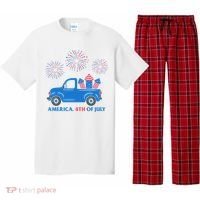 America 4th Of July Firework Truck Pajama Set thumb 0