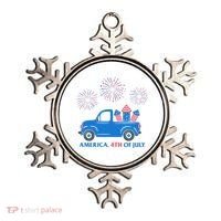 America 4th Of July Firework Truck Ornament thumb 0