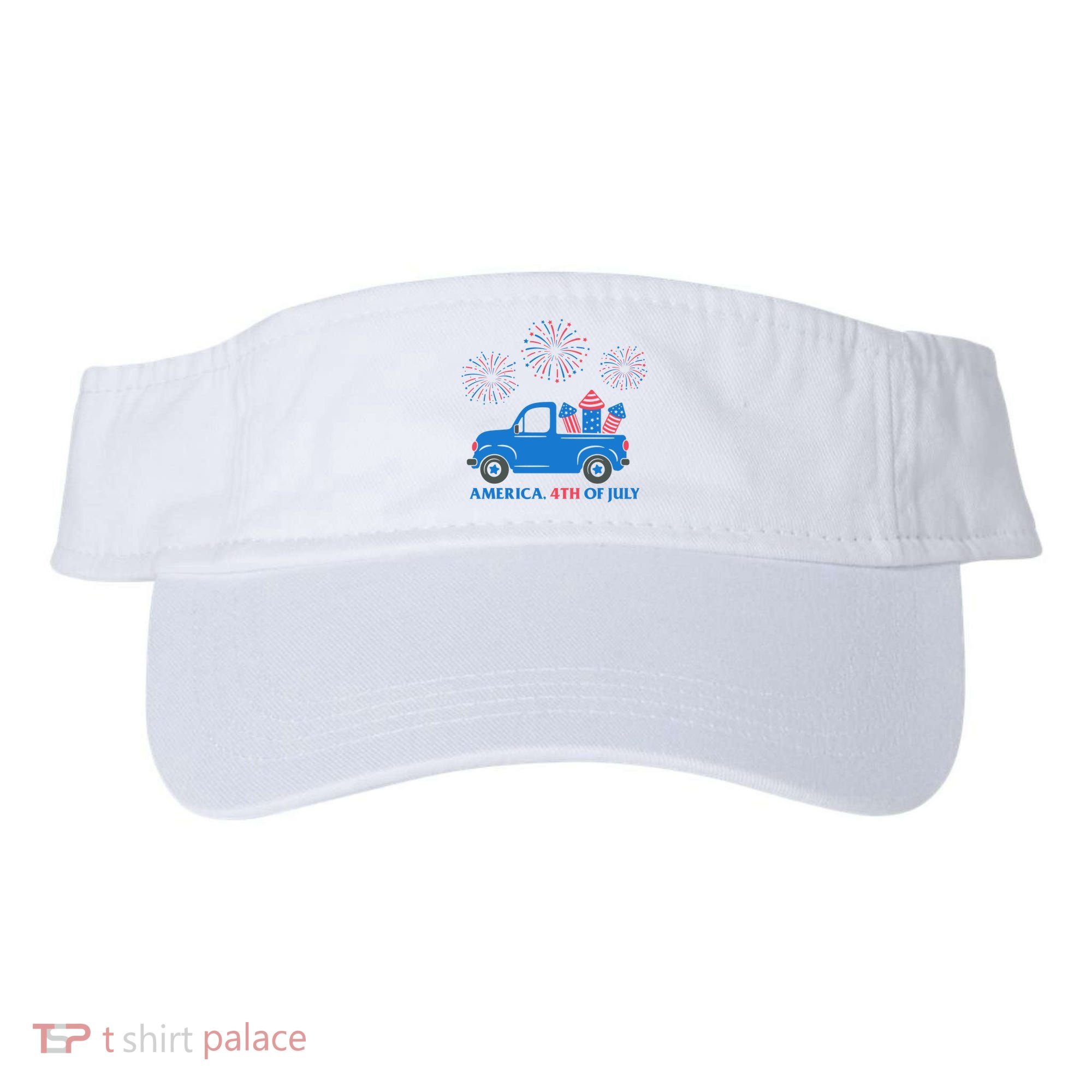 America 4th Of July Firework Truck Visor