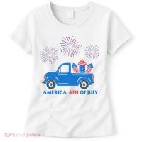 America 4th Of July Firework Truck Women's T-Shirt thumb 0