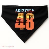 Arizona 48th State Souvenir Arizona 48 Cactus USA-Made Doggie Bandana thumb 0