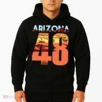 Arizona 48th State Souvenir Arizona 48 Cactus Hoodie thumb 2