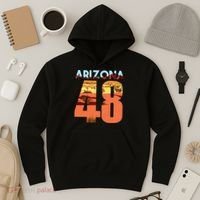 Arizona 48th State Souvenir Arizona 48 Cactus Hoodie thumb 3
