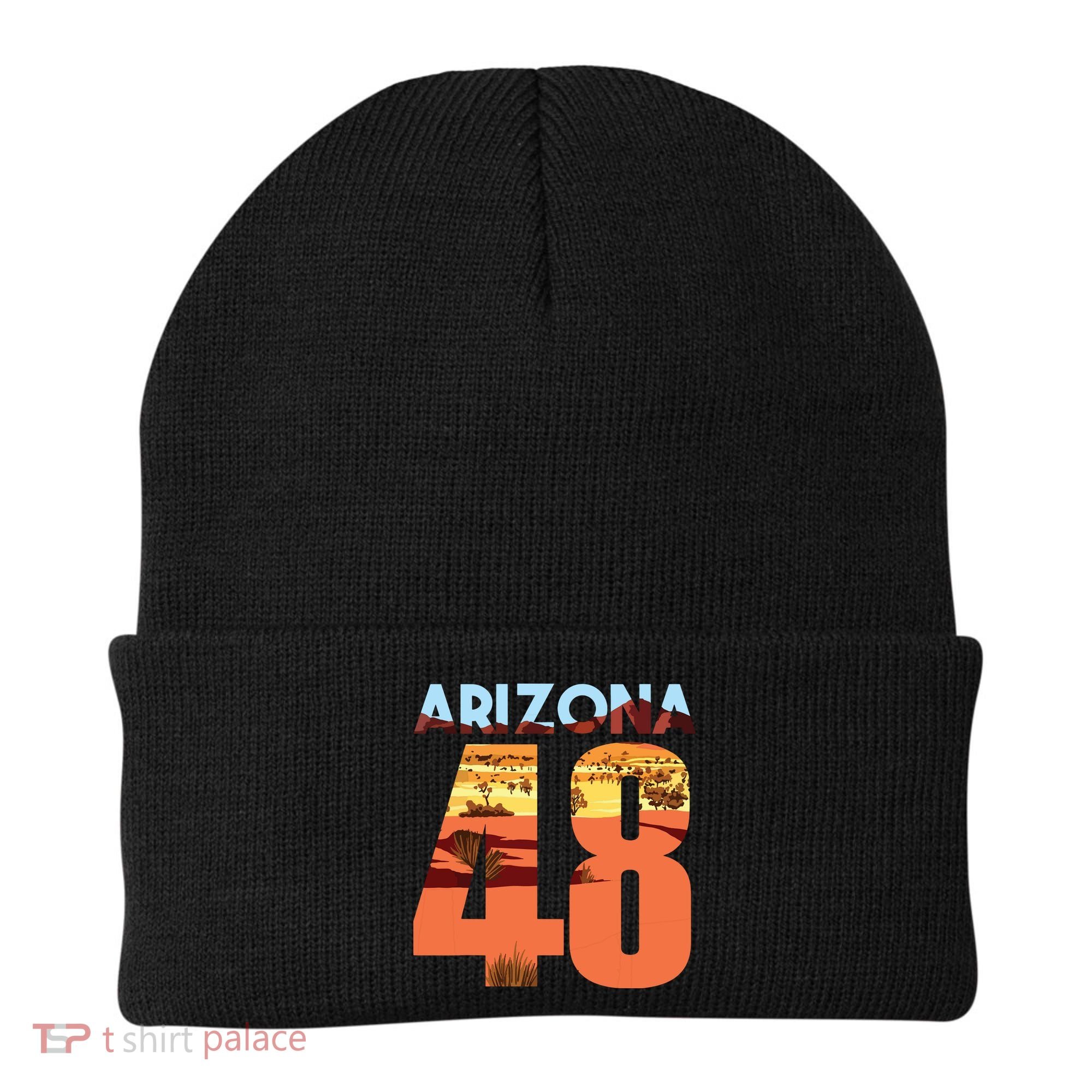 Arizona 48th State Souvenir Arizona 48 Cactus Beanie