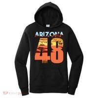 Arizona 48th State Souvenir Arizona 48 Cactus Women's Hoodie thumb 0