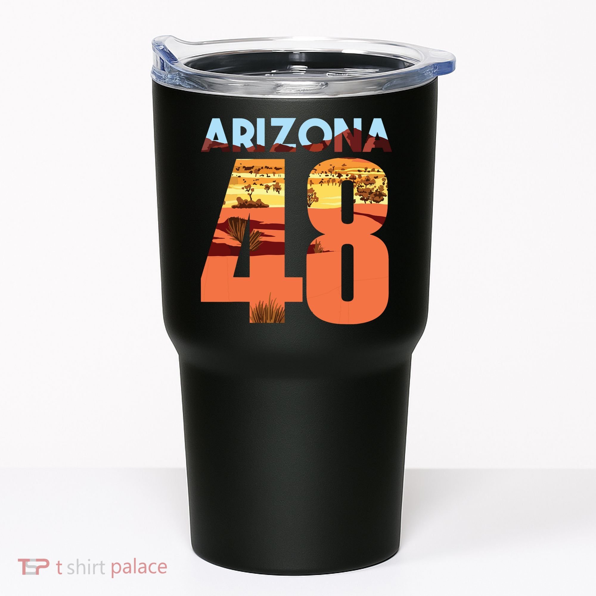 Arizona 48th State Souvenir Arizona 48 Cactus Tumbler