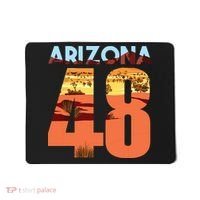 Arizona 48th State Souvenir Arizona 48 Cactus Mousepad thumb 0