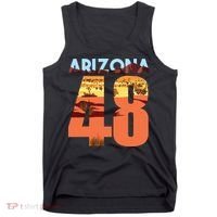 Arizona 48th State Souvenir Arizona 48 Cactus Tank Top thumb 0