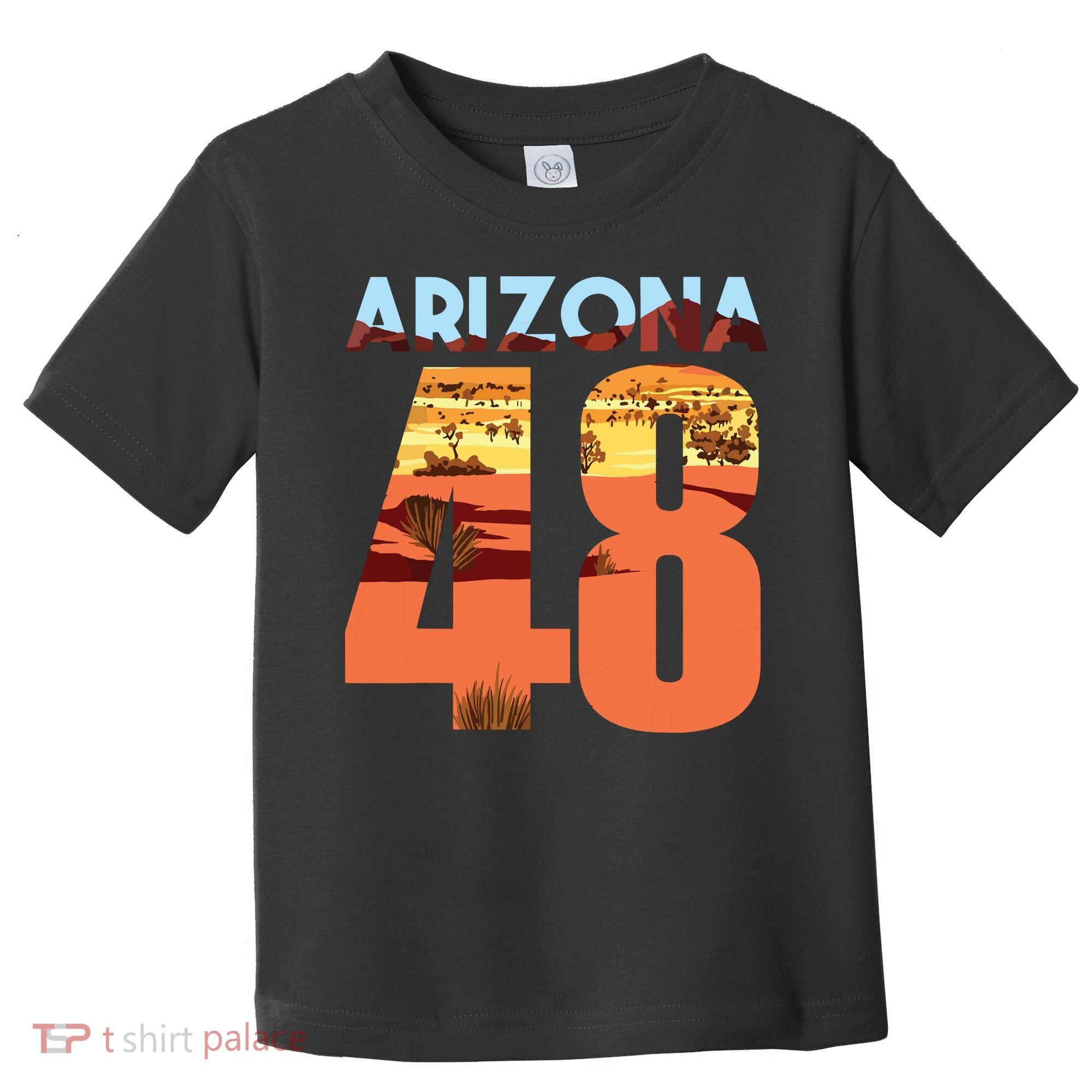 Arizona 48th State Souvenir Arizona 48 Cactus Toddler T-Shirt