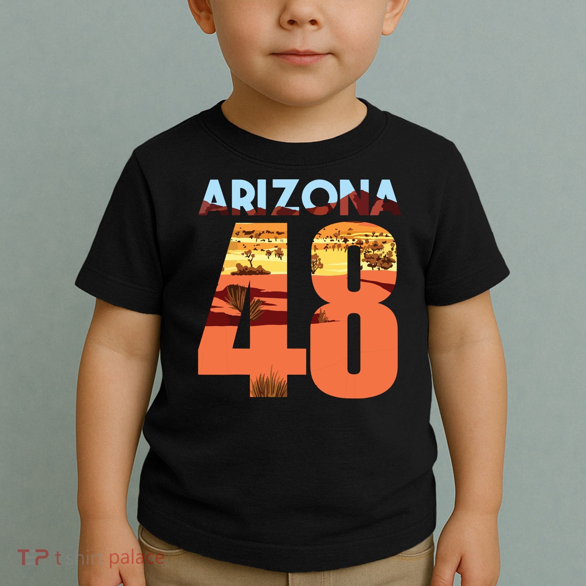 Arizona 48th State Souvenir Arizona 48 Cactus Toddler T-Shirt