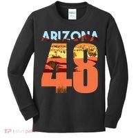 Arizona 48th State Souvenir Arizona 48 Cactus Kids Long Sleeve Shirt thumb 0