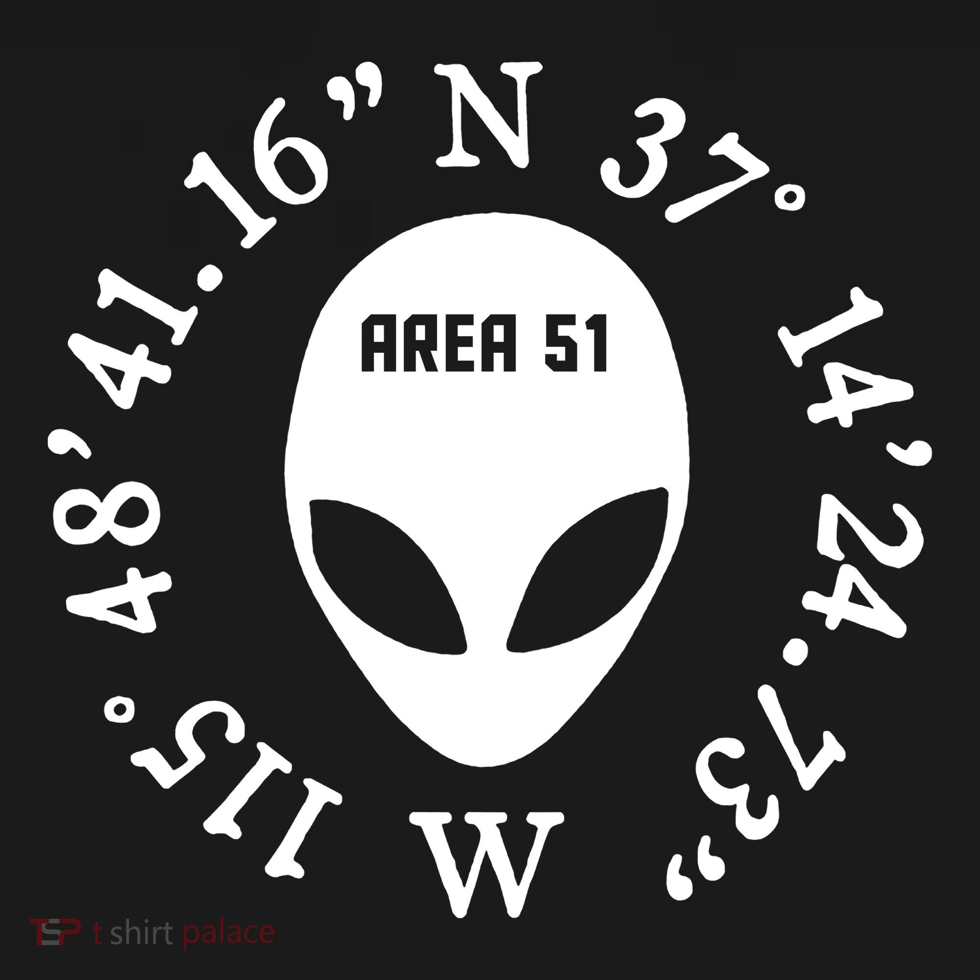 Area 51 Coordinates Ufo Alien Funny Pajama Set