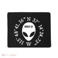 Area 51 Coordinates Ufo Alien Funny Mousepad thumb 0