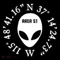 Area 51 Coordinates Ufo Alien Funny Kids Sweatshirt thumb 2