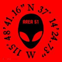 Area 51 Coordinates Ufo Alien Funny Santa Hat thumb 1