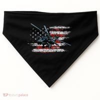 Ah 64 Apache Bringing In The Muscle Veteran Gifts USA-Made Doggie Bandana thumb 0