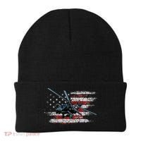 Ah 64 Apache Bringing In The Muscle Veteran Gifts Beanie thumb 0