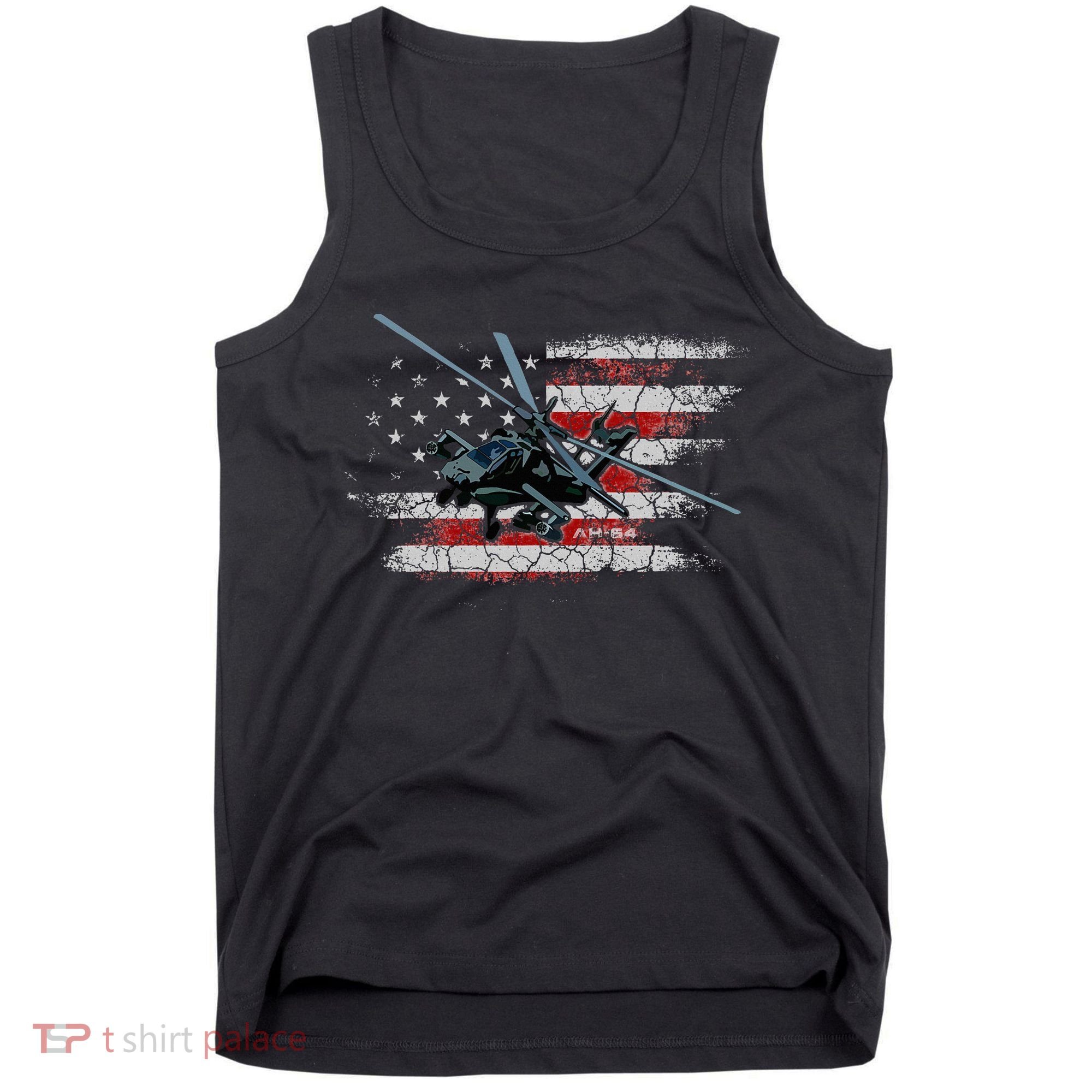 Ah 64 Apache Bringing In The Muscle Veteran Gifts Tank Top