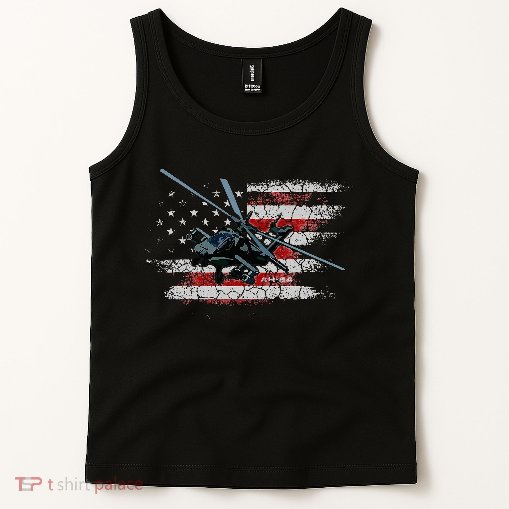 Ah 64 Apache Bringing In The Muscle Veteran Gifts Tank Top