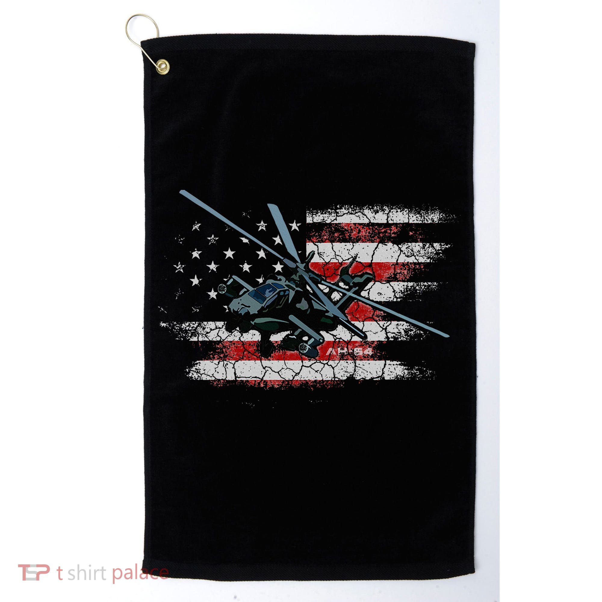 Ah 64 Apache Bringing In The Muscle Veteran Gifts Golf Towel
