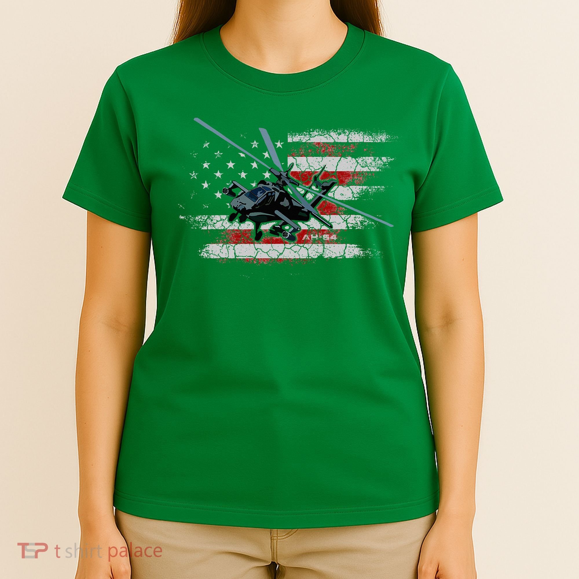 Ah 64 Apache Bringing In The Muscle Veteran Gifts T-Shirt