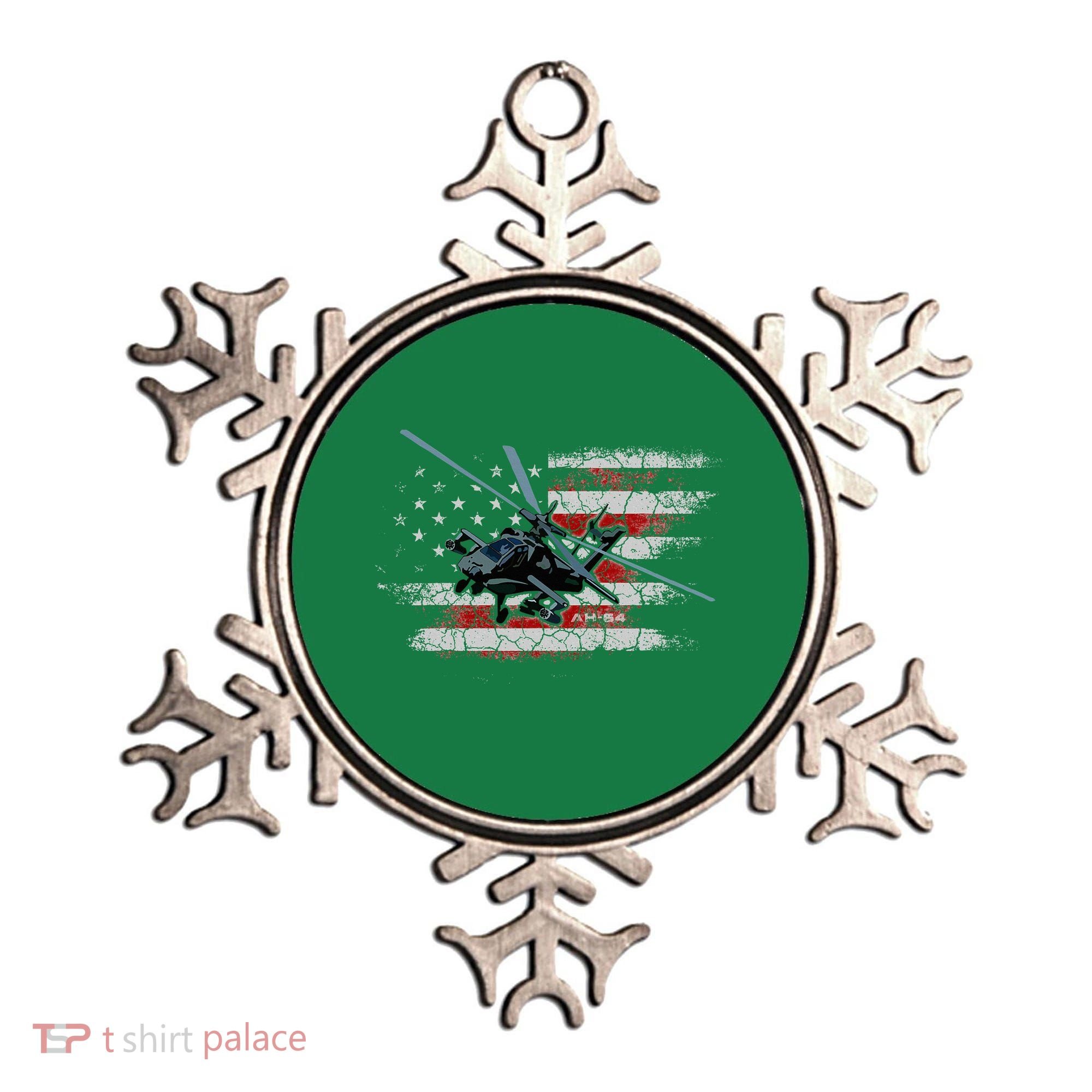 Ah 64 Apache Bringing In The Muscle Veteran Gifts Ornament