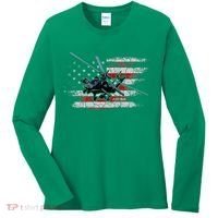 Ah 64 Apache Bringing In The Muscle Veteran Gifts Women's Long Sleeve Shirt thumb 0