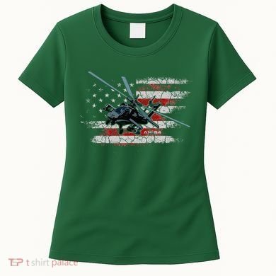 Ah 64 Apache Bringing In The Muscle Veteran Gifts Women's T-Shirt