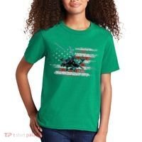 Ah 64 Apache Bringing In The Muscle Veteran Gifts Kids T-Shirt thumb 2