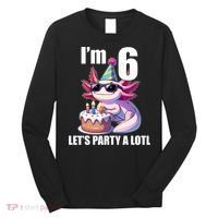   Axolotl 6th Birthday - I M 6 Lets Party Alotl Long Sleeve Shirt thumb 0