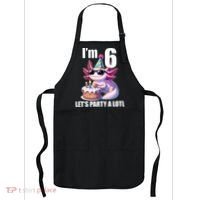   Axolotl 6th Birthday - I M 6 Lets Party Alotl Apron thumb 0