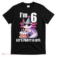   Axolotl 6th Birthday - I M 6 Lets Party Alotl T-Shirt thumb 0