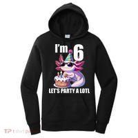   Axolotl 6th Birthday - I M 6 Lets Party Alotl Women's Hoodie thumb 0
