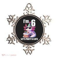   Axolotl 6th Birthday - I M 6 Lets Party Alotl Ornament thumb 0