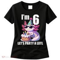   Axolotl 6th Birthday - I M 6 Lets Party Alotl Women's T-Shirt thumb 0